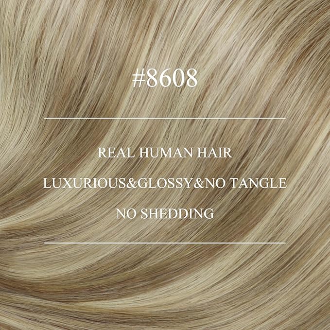 YoungSee Utip Hair Extensions Human Hair Balayage Light Brown Ombre Platinum Blonde U Tip Keratin Hair Extensions for Natural Looking Ktips Extension Real Human Hair Ombre Silky Straight 16In 1G/S 50G