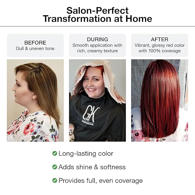 GK HAIR Global Keratin SuperLighteners 900S Ultra Natural Hair Color Cream Tube (3.4 Fl Oz/100ml) + 20 Volume Developer (5 Fl Oz/150ml) - Professional Permanent Long Lasting Toner Dye