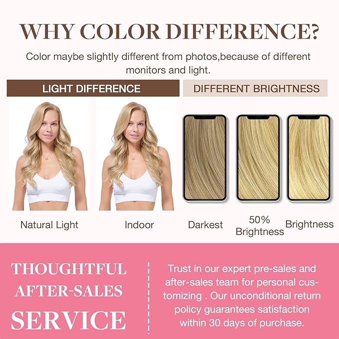 GOO GOO Clip in Hair Extensions Real Human Hair, Remy Human Hair Extensions Clip ins for Women, Natural Human Hair, 14inch 130g 9Pcs, 16/22 Light Blonde Highlighted Golden Blonde