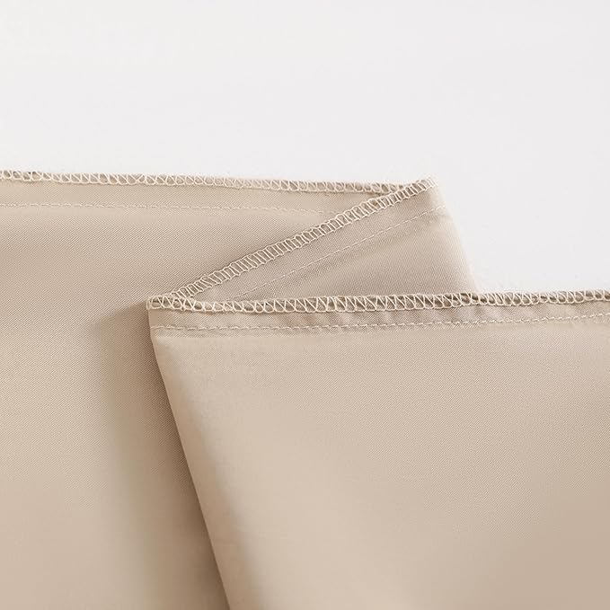 NTBAY 2 Pack Satin King Pillowcases for Hair and Skin, Luxurious and Silky Pillow Cases with Envelope Closure, 20x40 Inches, Taupe