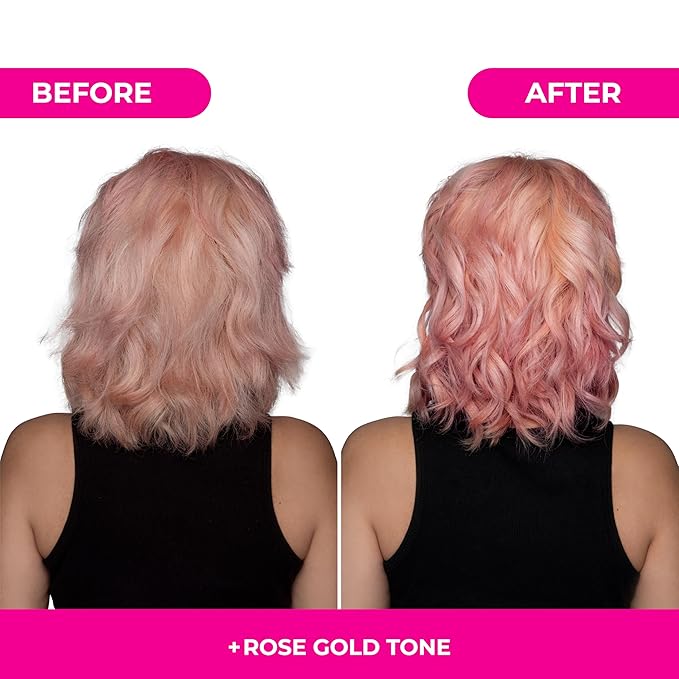 naissant Rose Gold Hair Toning Mask | Ultra High-Purity Pigments | Color Depositing Soft Rose Gold Tone | Hyaluronic Acid, Collagen & Biotin | Paraben, Ammonia & Sulfate Free | 10.1 Fl. Oz