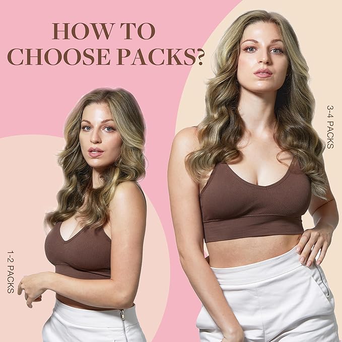 GOO GOO Tape in Hair Extensions Human Hair, 3/8/613 Walnut Brown to Ash Brown and Bleach Blonde, 22inch 50g 20pcs, Skin Weft Seamless Invisible, Silky Straight with Thick Ends, Remy Human Hair
