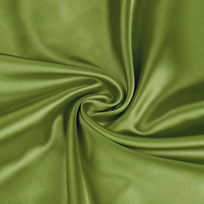 BEDELITE Satin Body Pillow Cover, Super Soft and Cooling Body Pillow Pillowcase for Hair and Skin, Breathable Silky Full Long Pillowcase Cover(20"x54", Cedar Green)