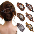 Lourny Flat Hair Clips for Women, French Flat Claw Clips & Duckbill Hair Clips for Thin Hair Lightweight Non-Slip Claw Clips for Women 6PCS