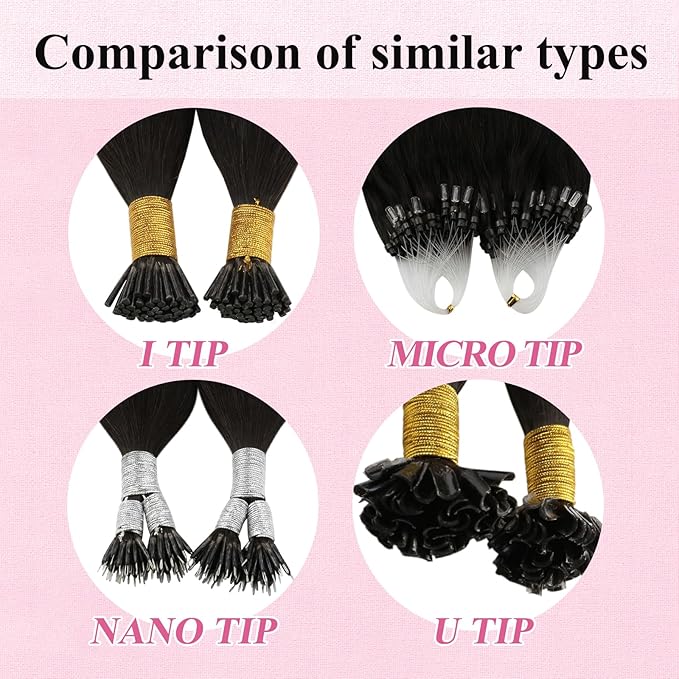 YoungSee Micro Loop Hair Extensions Real Human Hair Brown Micro Link Hair Extensions Dark Brown with Medium Browns Balayage Micro Ring Human Hair Extension Ombre for Parties 24 Inch 50g 50s