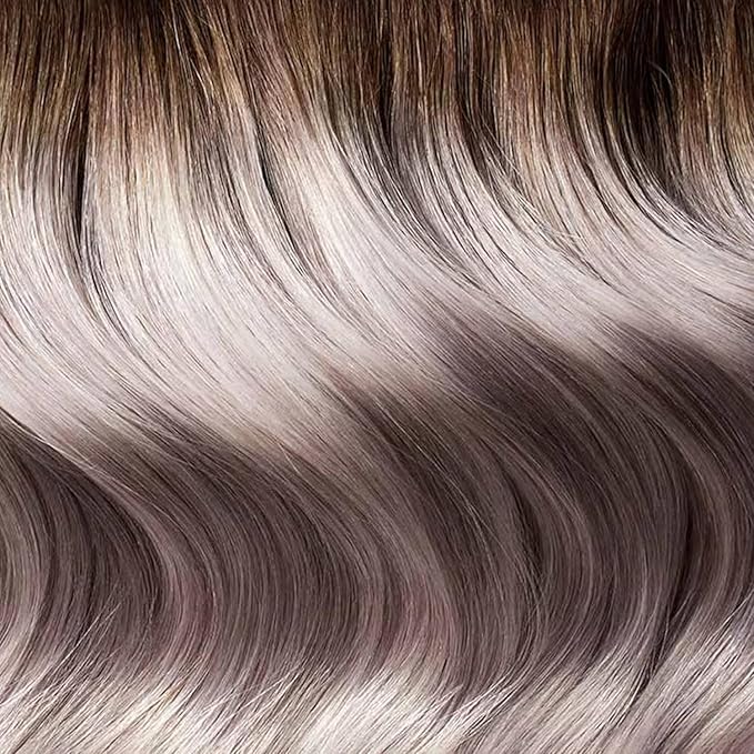 Luxy 100% Remy Human Hair – Halo Clip-In Hair Extensions –Natural Looking Volume & Length - One-Piece - Easy 5-Min Application 180 grams 20" Dimensional Rooted Ash Blonde