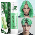 Temporary Hair Color Gel, Green Hair Dye Color Gel Washable Natural Instant Hair Color Wax for DIY Hairstyle for Kids Men Women(Color #20W)