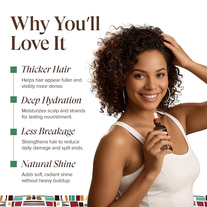 Kreyol Essence - Haitian Black Castor Oil for Skin and Hair, Glass Bottle - Cold Pressed, Hexane Free, Fuller-Looking Hair, Natural Humectant, Mango Papaya & Coconut, 3.4 Fl Oz