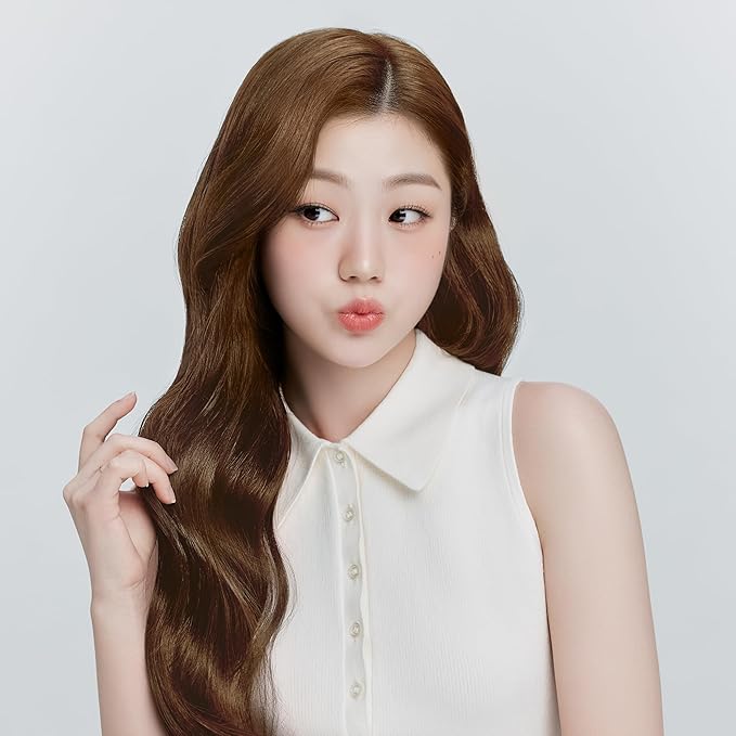 eZn Pudding Hair Dye, Ammonia-Free, Semi-Permanent DIY Korean Hair Dye Color with Keratin (Mute Skin Brown)