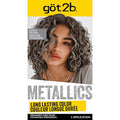 Got2b Metallics Permanent Hair Color, M72 Dusty Silver