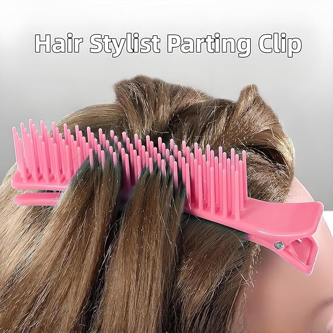 8 pcs Grip Clips for Hair Sectioning Styling, Haircuts Coloring cosmetology supplies hair cutting clips