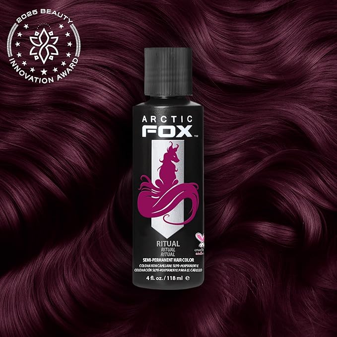 ARCTIC FOX Vegan and Cruelty-Free Semi-Permanent Hair Color Dye (4 Fl Oz, RITUAL)