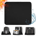 Heat Resistant Mat for Air Fryer, 21 x 24in Heat Resistant Mat for Countertop, Fireproof Silicone Countertop Protector Appliance Slider for Air Fryer, Coffee Maker, Toaster, Oven - Black