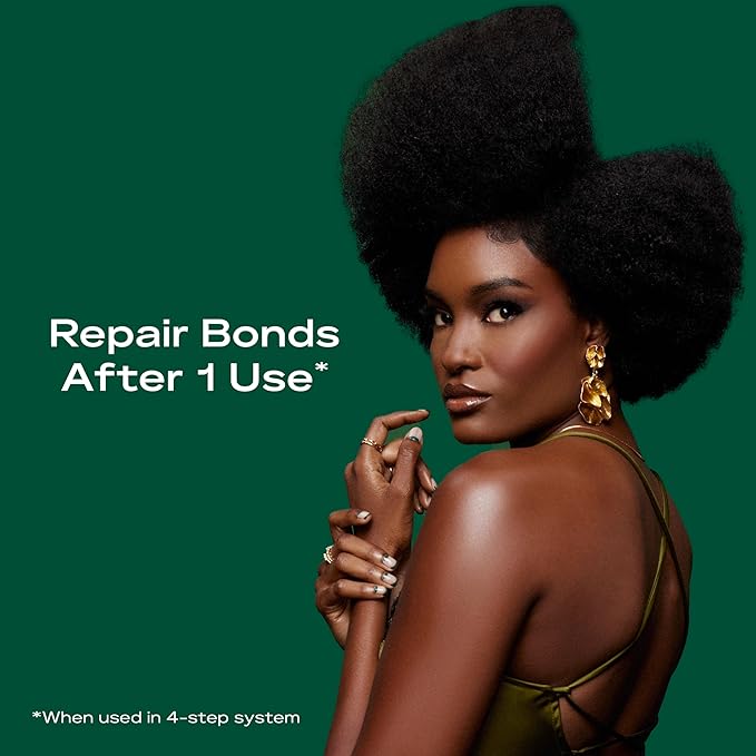 SheaMoisture Bond Repair Shampoo, Conditioner, Leave-In, & Oil 4 Pk Alma Oil to Strengthen Hair with Restorative HydroPlex Infusion