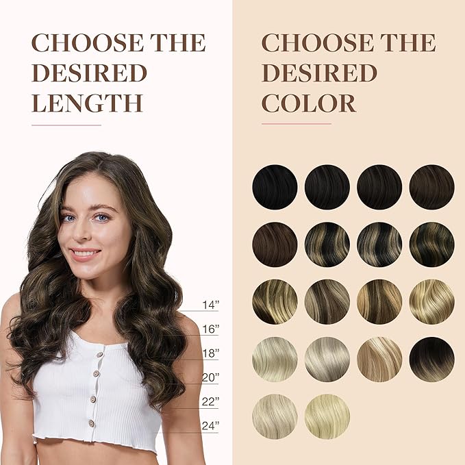GOO GOO Clip in Hair Extensions Real Human Hair, Remy Human Hair Extensions Clip ins for Women, Natural Human Hair, 20inch 150g 7Pcs, 1B/16/1B Balayage Natural Black to Light Blonde