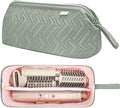 Leudes Hair Tools Travel Bag for Shark Flexstyle Carrying Case Portable Shark Hair Air Wrap Dryer Case Waterproof Dustproof Flat Curling Iron Travel Organizer (Sage Green)