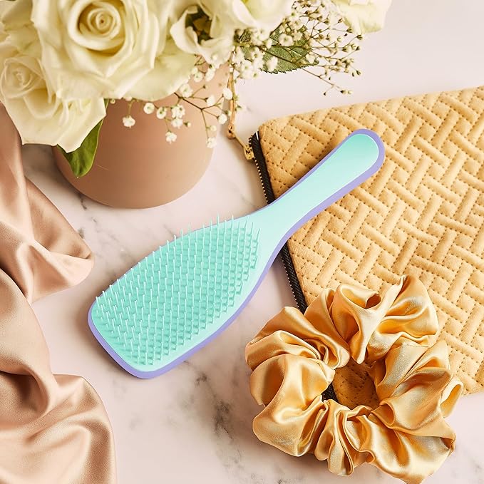 Tangle Teezer Fine & Fragile Ultimate Detangler Brush, Dry & Wet Hair Brush to Detangle & Reduce Breakage, Lilac/Mint