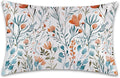 Satin Pillowcase 1 Pack-Watercolor Flowers Small Floral Silky Pillow Cover for Hair and Skin,King Size 20x36 Inch Soft Cooling Printed Pillow Cases with Hidden Zipper,Gifts for Women Men