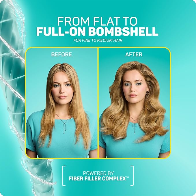Marc Anthony Big Volume Hair Mousse for Fine, Thin Hair - Lightweight Volumizing Hair Styler with Flexible Hold for Full Body & Bounce - Frizz-Free & Sulfate-Free Hair Care Product