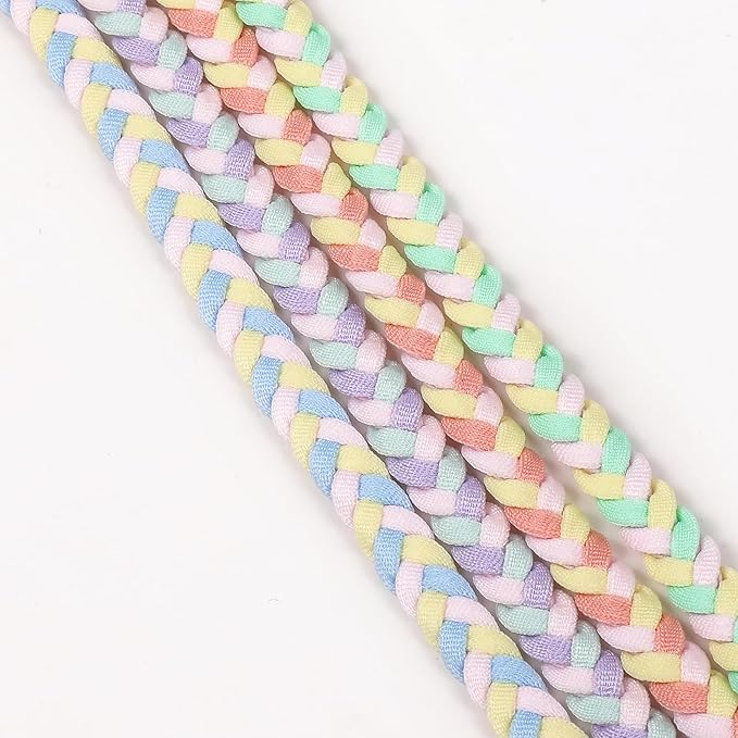 Sport Hair Ties for Women Pony Tails Elastic Hair Ties for Gym Braided Hair Ties Spiral Hair Ties for Swimming Sports