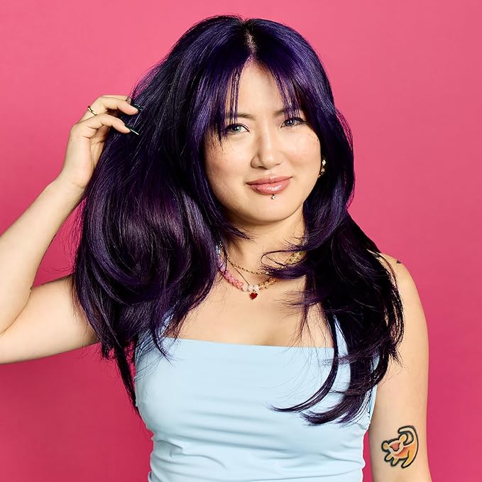 Arctic Fox Semi-Permanent Hair Dye, Vegan & Cruelty-Free, Conditioning, Ammonia-Free, Long Lasting, Purple AF, For All Hair Types, 4 Fl Oz (Pack of 2)