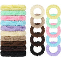 WantGor Hair Ties, Women 10PCS Hair Bands No Damage Elastic Scrunchies Seamless Ponytail Holders Hair Accessories Head Bands for Women's Thick Thin Hair (Multicolor)