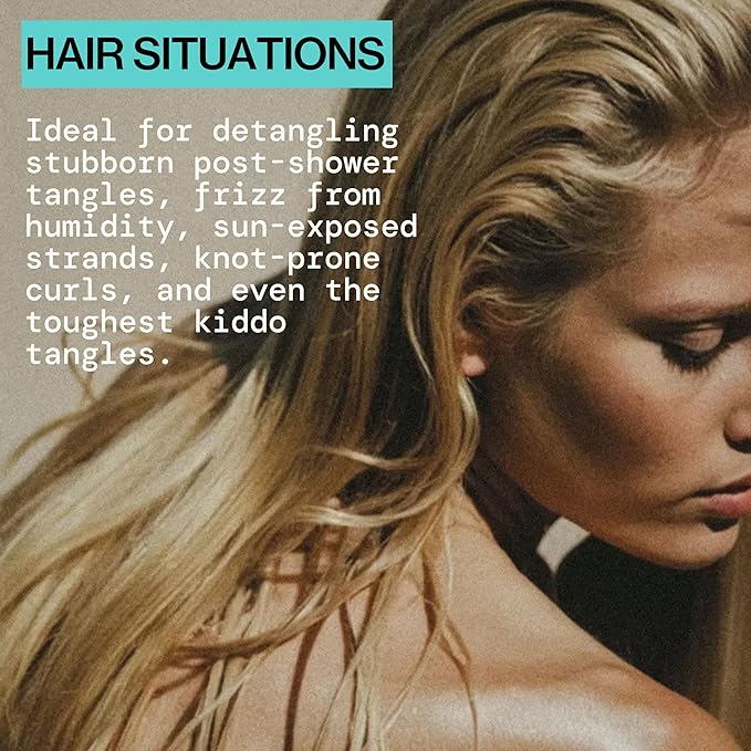 Pacifica Coconut Milk Hair Detangler Spray – Leave-In Conditioning Elixir for Tangle-Free Hair – Instantly Detangles Knots, Adds Shine & Moisture, Prevents Breakage & Frizz – Vegan & Cruelty-Free