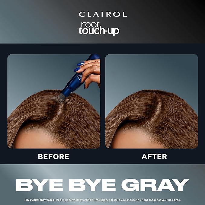 Clairol Root Touch-Up Semi-Permanent Hair Color Blending Gel, 5R Auburn Red, Pack of 1