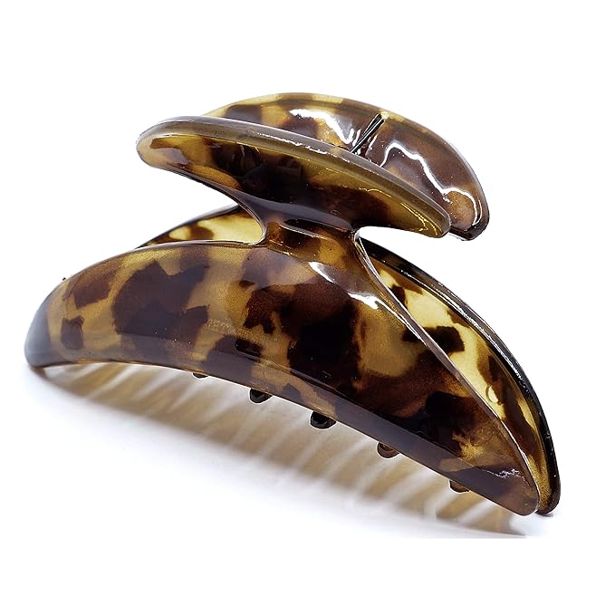 Camila Paris CP2604 French Hair Clip for Women Thick Hair for Long Curly Wavy Hair, Girls Hair Claw Clips Jaw, Durable Styling Big Claw Clip for Thick Hair, Strong Hold No Slip Grip, Made in France