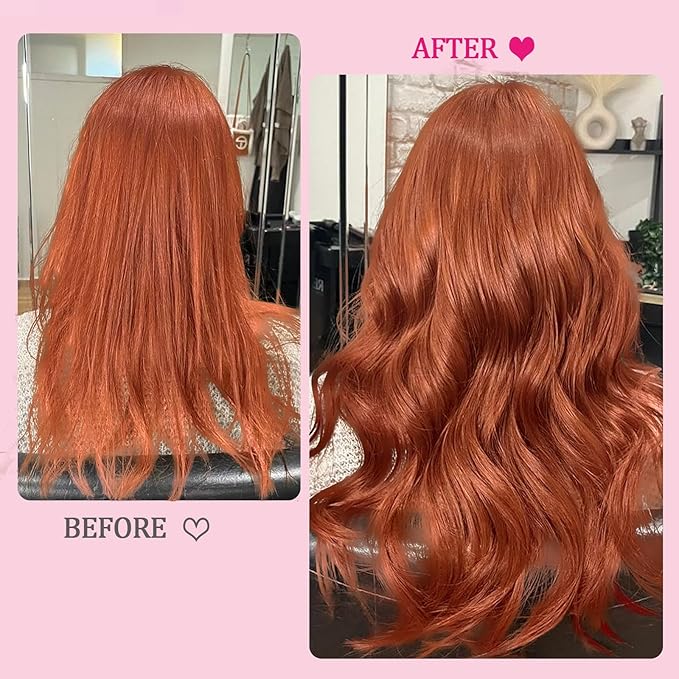 Copper Human Hair Clip Ins 120g 8pcs Colorful Kinky Straight Clip in Hair Extensions Real Human Hair Clip in for Women Soft Hair Extensions Easy Application (#350 22inch)