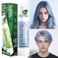 Temporary Hair Styling Color Serum, Green Blue Purple Red Hair Dye Color Gel Washable Natural Instant Hair Color Wax for DIY Hairstyle for Kids Men Women(Blue#83)