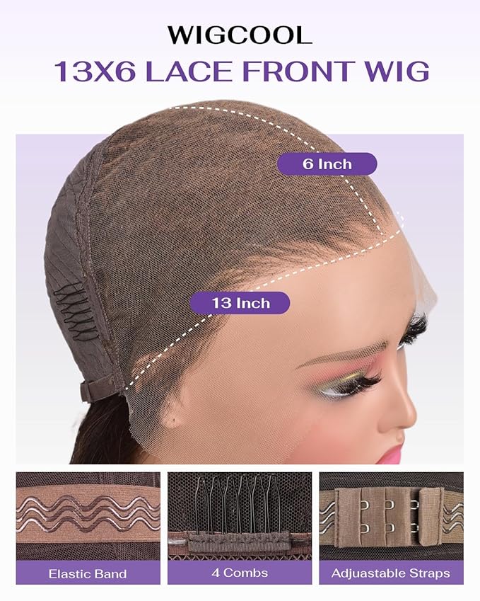 13x6 SKINLIKE Real HD Lace Frontal Wig, 180% Density Ultra-fitted 0.10mm Thin Invisible HD Lace Wig Pre-plucked Hairline Bleached Knots Virgin Human Hair Wigs Body Wave 22 Inch