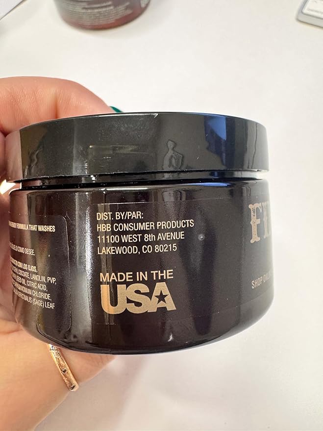 Fix Your Lid Hair Pomade for Men - Water Based Pomade Medium Hold High Shine - Easy to Wash Out - All Hair Types - 3.75oz