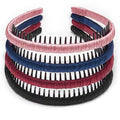 STHUAHE4PC Multicolor Protection Resin Teeth Comb Hair Hoop Hairband Headband Hair Accessories by Beauty hair (4 color)