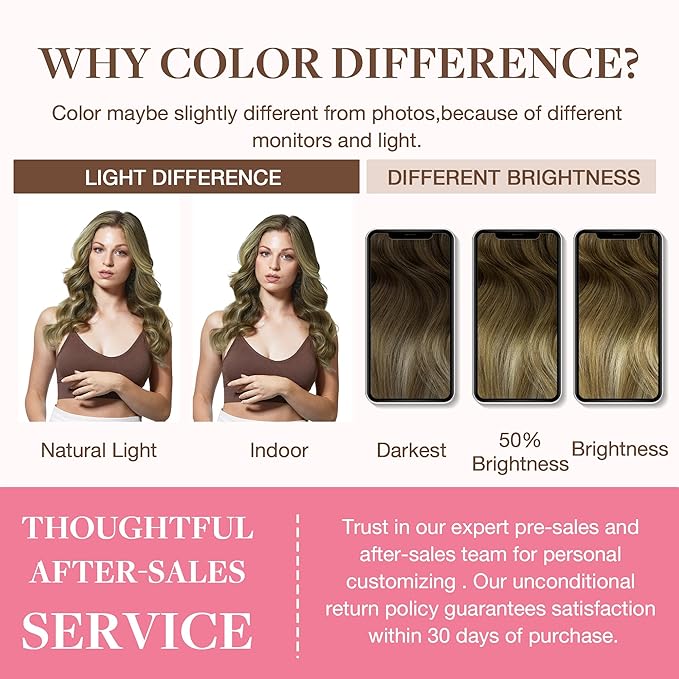 GOO GOO Clip in Hair Extensions Real Human Hair, Remy Human Hair Extensions Clip ins for Women, Natural Human Hair, 24inch 160g 7Pcs, 3/8/613 Balayage Walnut Brown to Ash Brown and Bleach Blonde
