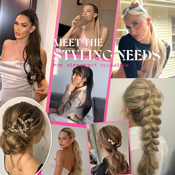 Ve Sunny Hair Extensions Ponytail Real Human Hair Wrap Around Clip in Ponytail Hair Extensions Straight Extensions Human Hair for Women Copper 20inch 80G