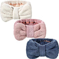 Hicarer 3 Pieces Towel Headbands for Women Makeup Spa Headband for Washing Face Shower