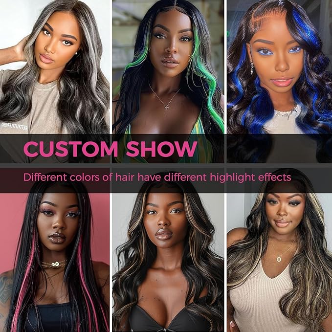 Lashey Clip in Hair Extensions Real Human Hair 4pcs 58g 24 Inch Straight Seamless Clip in Hair Extensions Human Hair Highlights #613 Blonde