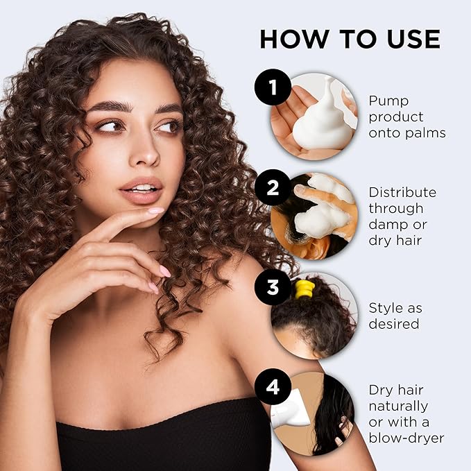 Style Factor EDGE BOOSTER Extra Shine & Moisture Rich Foam Mousse | Lightweight Styling for Curls, Waves, Braids, Locs & Protective Styles | Volume & Shine | With Argan Oil | 9 fl oz