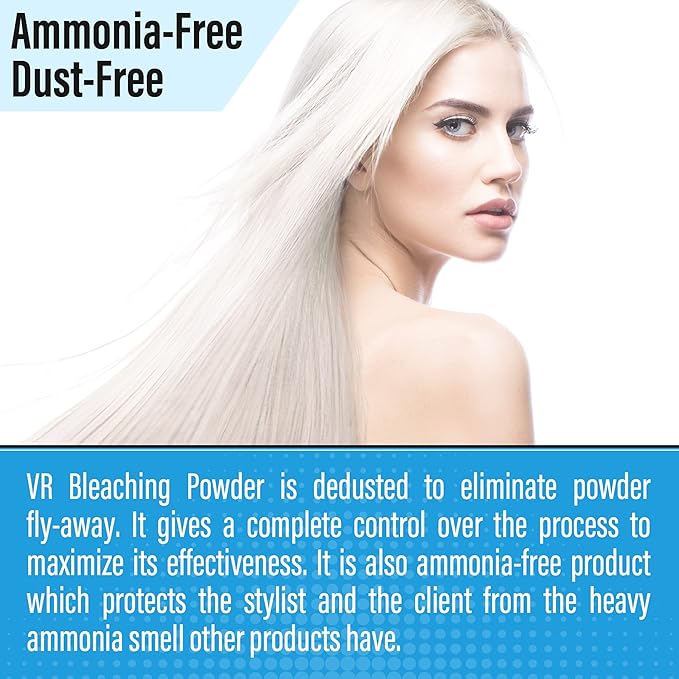 Hair Bleaching Powder for Dark Hair Lightening Blonde Hair Salon Quality Safe at Home (1.05 oz (pack of 2))
