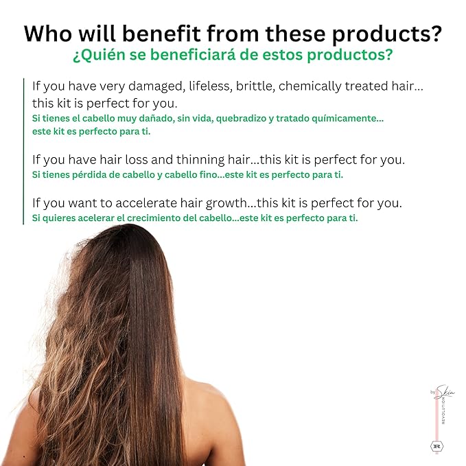 Ritual Botánico Keratina Orgánica | Treatment to Straighten, Repair and Relax Hair | All Natural, Organic & Vegan Ingredients | Product of Colombia | 6 Piece Kit