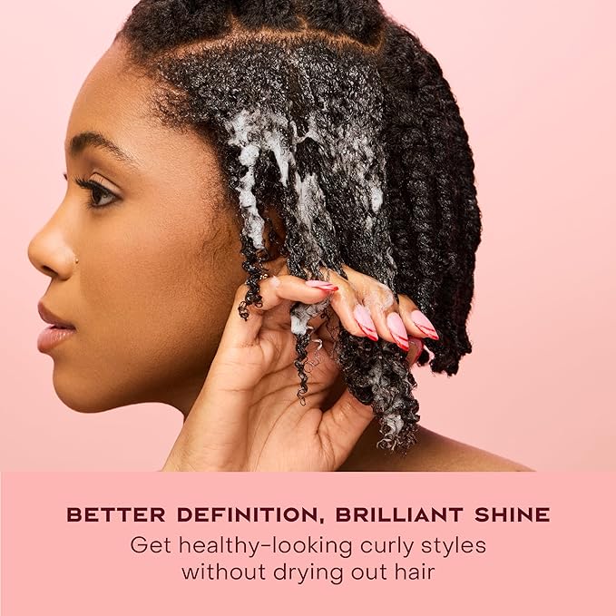 SheaMoisture Curl Mousse Coconut and Hibiscus for Frizz Control Styling Mousse with Shea Butter 7.5 oz