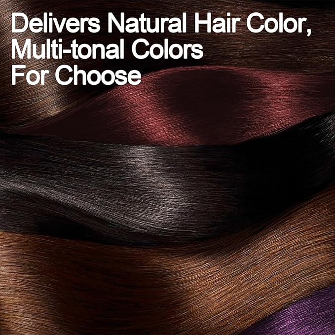 Light Brown Hair Dye Shampoo 3 in 1, Long-lasting & Natual Hair Color Shampoo, Herbal Ingredients Natural Shampoo Hair Dye Effect in Minutes, Gifts for Men Women 500ml