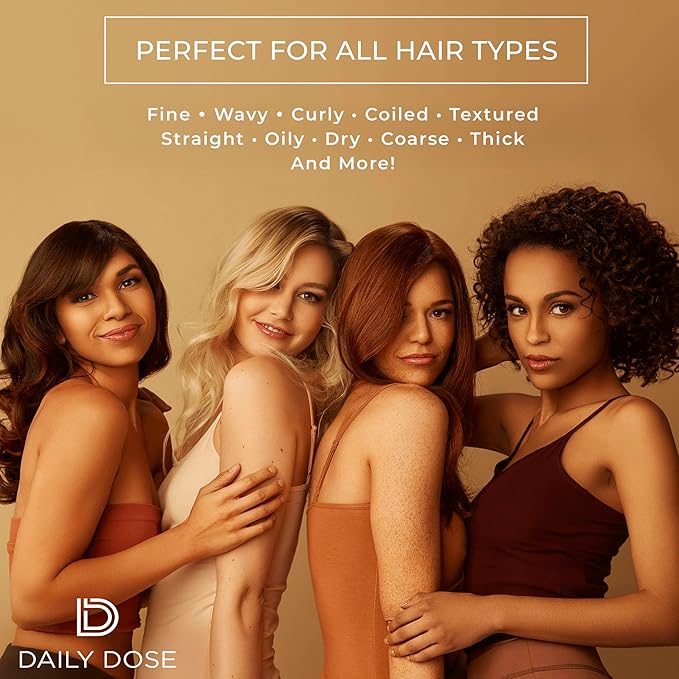 DAILY DOSE Award-Winning Moisture Duo – Leave-In Conditioner Detangler Spray + Deep Conditioning Hair Mask – Hydrates, Restores, and Smooths Dry, Damaged, Color-Treated Hair for All Hair Types