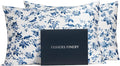 Fishers Finery 25mm 100% Pure Mulberry Silk Pillowcase 2 Pack (Tea Cup Print, King)