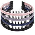 STHUAHE4PC Multicolor Protection Resin Teeth Comb Hair Hoop Hairband Headband Hair Accessories by Beauty hair (Multi-colored-No.15)