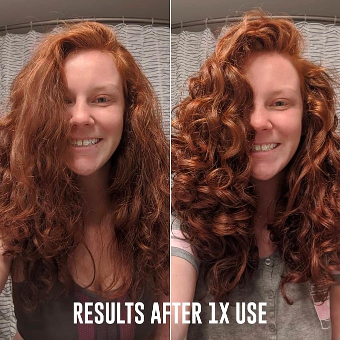 Love Ur Curls - Shampoo & Conditioner Set with All in One Curl Cream Styler for Wavy Hair, 3 Step System for Repair and Moisturizing