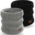 Neck Warmer Gaiter, Winter Fleece Lined Face Mask Scarf for Men Women, Thick Warm Cold Weather Running Ski Neck Cover