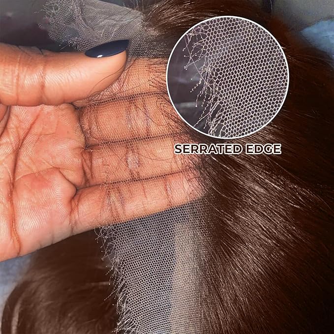 250 Density 13x6 FULL SKINLIKE HD lace front wigs Human Hair Chocolate Brown Pre Plucked Real 15A 0.10mm Ultra-thin Invisible Front HD Lace wigs Small Knots Body Wave Full Virgin Hair 18 Inch