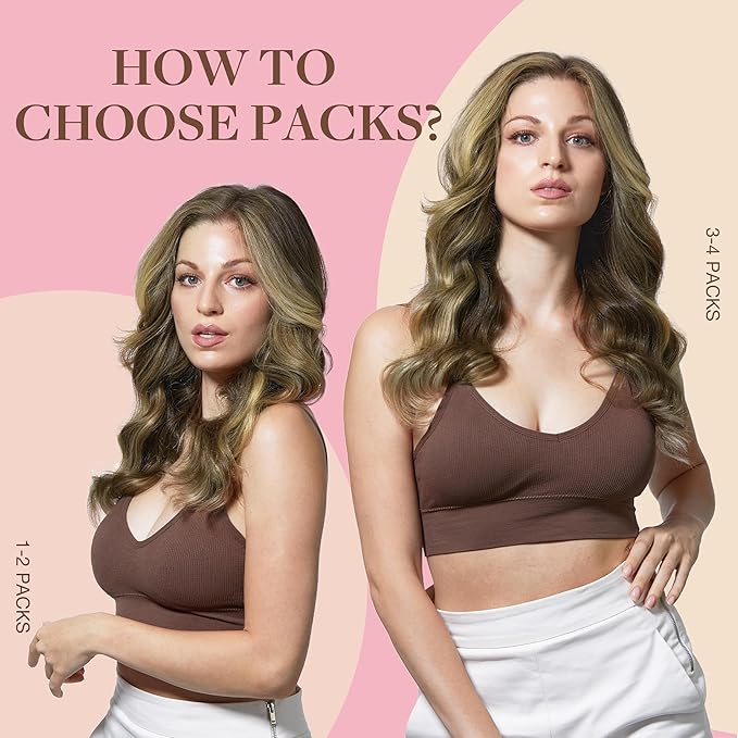 GOO GOO Tape in Hair Extensions Human Hair, 2/6/18 Balayage Brown to Dirty Blonde, 26inch 120g 40pcs, Skin Weft Seamless Invisible, Silky Straight with Thick Ends, Remy Human Hair
